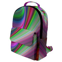 Illusion Background Blend Flap Pocket Backpack (small) by Pakrebo