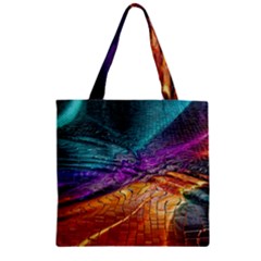 Graphics Imagination The Background Zipper Grocery Tote Bag