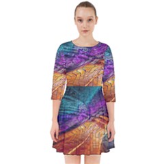 Graphics Imagination The Background Smock Dress by Pakrebo