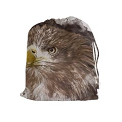 Sea Eagle Raptor Nature Predator Drawstring Pouch (xl) by Pakrebo