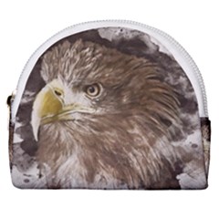 Sea Eagle Raptor Nature Predator Horseshoe Style Canvas Pouch by Pakrebo