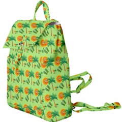 Holiday Tropical Smiley Face Palm Buckle Everyday Backpack