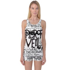 Pierce The Veil Music Band Group Fabric Art Cloth Poster One Piece Boyleg Swimsuit by Sudhe