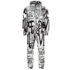 Pierce The Veil Music Band Group Fabric Art Cloth Poster Hooded Jumpsuit (men)  by Sudhe