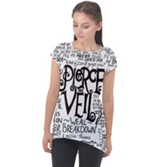 Pierce The Veil Music Band Group Fabric Art Cloth Poster Cap Sleeve High Low Top