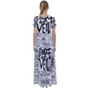 Pierce The Veil Music Band Group Fabric Art Cloth Poster High Waist Short Sleeve Maxi Dress View2