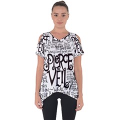 Pierce The Veil Music Band Group Fabric Art Cloth Poster Cut Out Side Drop Tee by Sudhe