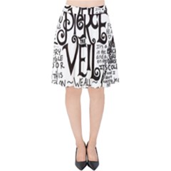 Pierce The Veil Music Band Group Fabric Art Cloth Poster Velvet High Waist Skirt by Sudhe