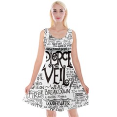 Pierce The Veil Music Band Group Fabric Art Cloth Poster Reversible Velvet Sleeveless Dress by Sudhe