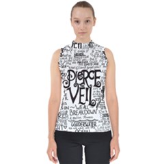 Pierce The Veil Music Band Group Fabric Art Cloth Poster Mock Neck Shell Top by Sudhe