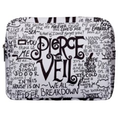 Pierce The Veil Music Band Group Fabric Art Cloth Poster Make Up Pouch (large) by Sudhe