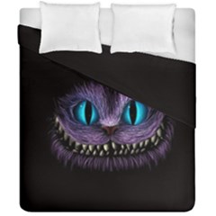 Cheshire Cat Animation Duvet Cover Double Side (california King Size) by Sudhe