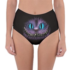 Cheshire Cat Animation Reversible High-waist Bikini Bottoms