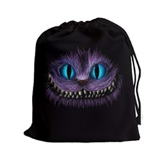 Cheshire Cat Animation Drawstring Pouch (xxl) by Sudhe