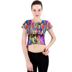 135 1 Crew Neck Crop Top