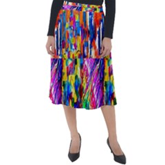 135 1 Classic Velour Midi Skirt 