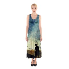 Dwell A Hermit Anywhere Sleeveless Maxi Dress by WensdaiAmbrose