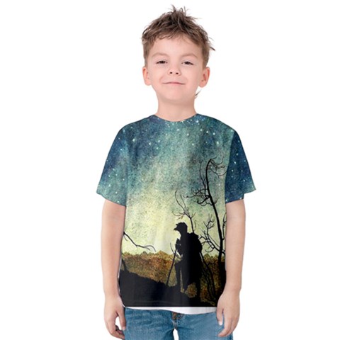 Dwell A Hermit Anywhere Kids  Cotton Tee by WensdaiAmbrose