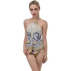 Wonderful Asian Dragon Go With The Flow One Piece Swimsuit by FantasyWorld7