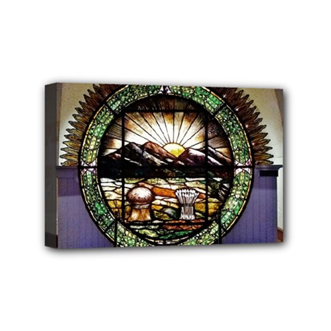 Ohio Seal Mini Canvas 6  X 4  (stretched) by Riverwoman