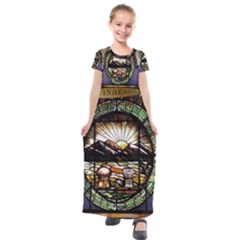 Ohio Seal Kids  Short Sleeve Maxi Dress by Riverwoman