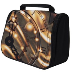 Time Clock Star Hour Day Night Full Print Travel Pouch (big)