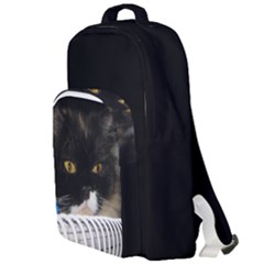 Cat Wanna Study Double Compartment Backpack by LoolyElzayat