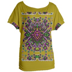 Ornate Dots And Decorative Colors Women s Oversized Tee by pepitasart