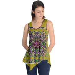 Ornate Dots And Decorative Colors Sleeveless Tunic by pepitasart