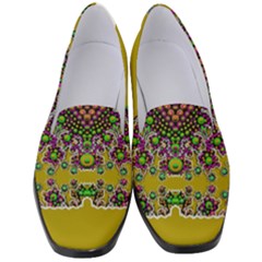 Ornate Dots And Decorative Colors Women s Classic Loafer Heels by pepitasart