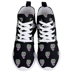 Creepy Zombies Motif Pattern Illustration Women s Lightweight High Top Sneakers by dflcprintsclothing