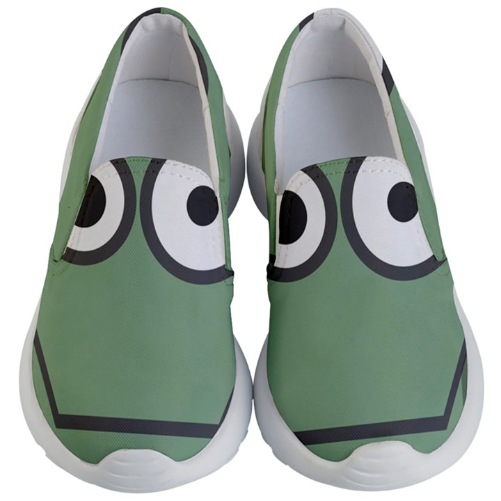 Cartoon Cute Frankenstein Halloween Kids  Lightweight Slip Ons