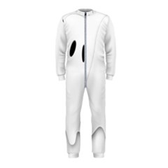 Ghost Boo Halloween Spooky Haunted Onepiece Jumpsuit (kids) by Sudhe