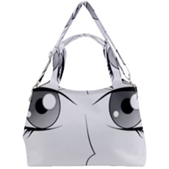 Eyes Manga Anime Female Cartoon Double Compartment Shoulder Bag by Sudhe