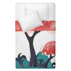 Tree Art Trunk Artwork Cartoon Duvet Cover Double Side (single Size) by Sudhe