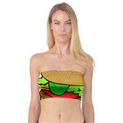 Hamburger Cheeseburger Fast Food Bandeau Top by Sudhe