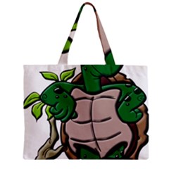 Amphibian Animal Cartoon Reptile Zipper Mini Tote Bag by Sudhe