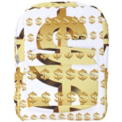 Dollar Money Gold Finance Sign Full Print Backpack