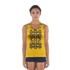 Jungle Elephants Sport Tank Top 