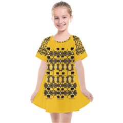 Jungle Elephants Kids  Smock Dress