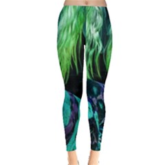 Digital Art Woman Body Part Photo Leggings  by dflcprintsclothing