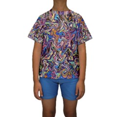 Ml 137 Kids  Short Sleeve Swimwear by ArtworkByPatrick