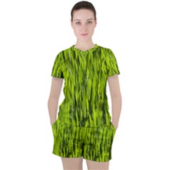 Agricultural Field   Women s Tee And Shorts Set