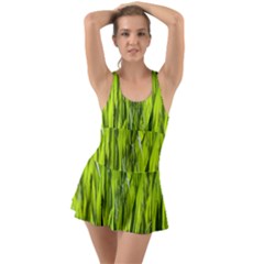 Agricultural Field   Ruffle Top Dress Swimsuit by rsooll