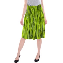 Agricultural Field   Midi Beach Skirt by rsooll