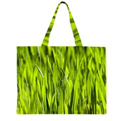 Agricultural Field   Zipper Large Tote Bag by rsooll