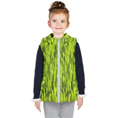 Agricultural Field   Kids  Hooded Puffer Vest by rsooll