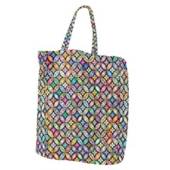 Floral Flowers Decorative Giant Grocery Tote