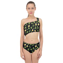 St Patricks Day Pattern Spliced Up Two Piece Swimsuit by Valentinaart