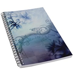 Wonderful Elegant Floral Design 5 5  X 8 5  Notebook by FantasyWorld7